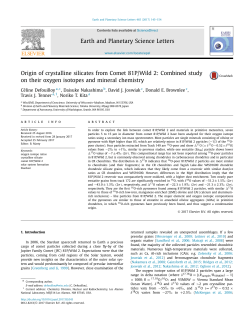 Origin of crystalline silicates from Comet 81P/Wild 2: Combined