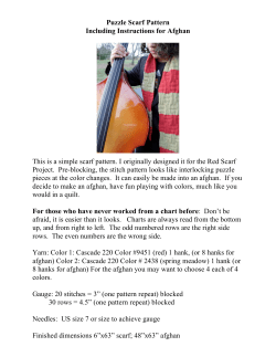 Puzzle Scarf - Through the Loops!