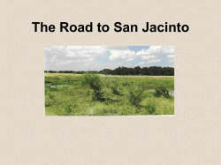 Unit 6 San Jacinto