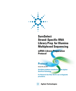 SureSelect Strand-Specific RNA Library Prep for Illumina