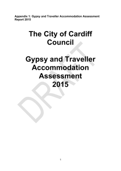 The City of Cardiff Council Gypsy and Traveller Accommodation