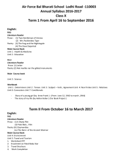 Class-X - Air Force Bal Bharti School