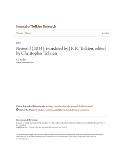 Beowulf (2014), translated by J.R.R. Tolkien, edited by Christopher