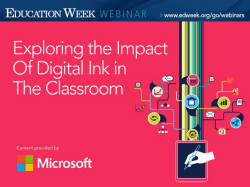 Digital Ink in the Classroom