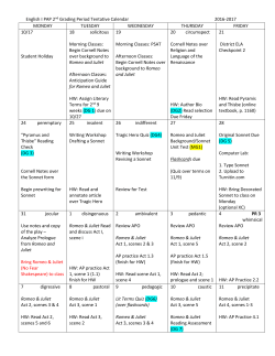 English I PAP 2nd 9weeks 2016-2017