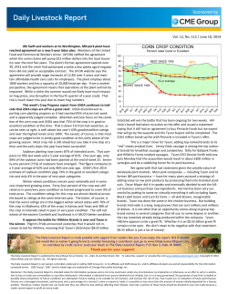 corn crop condition 2014