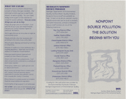 Nonpoint Source Pollution - City of Galesburg, Michigan