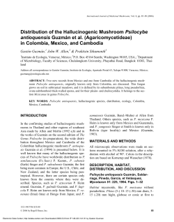 Distribution of the Hallucinogenic Mushroom Psilocybe