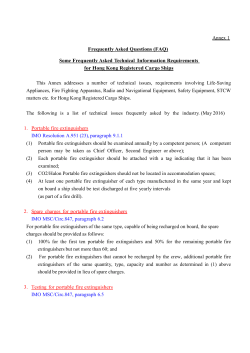 Annex 1 of Frequent Asked Questions