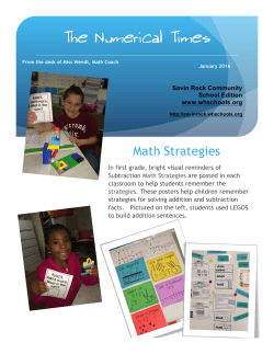 January 2016 - Savin Rock Community School