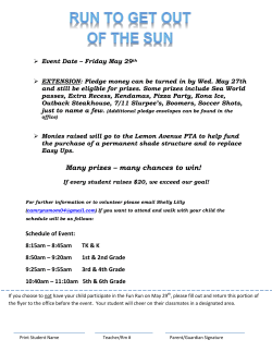 Many prizes &ndash; many chances to win!