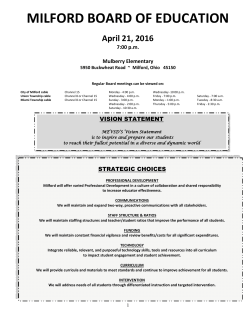 milford board of education