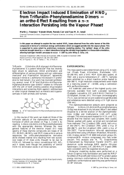 Electron Impact Induced Elimination of HNO2 from Trifluralin