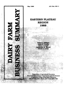 eastern plateau region 1988