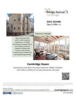 20 Rindge Avenue #2 Brochure