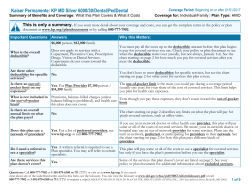 Kaiser Permanente: KP MD Silver 6000/30/Dental/PedDental