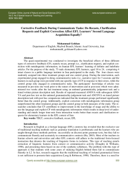 Print this article - European Online Journal of Natural and Social