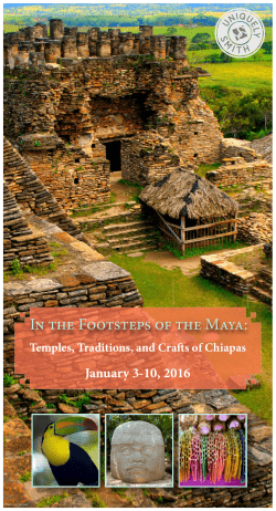 In the Footsteps of the Maya: - Smith Alumnae