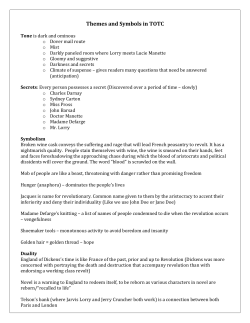 Theme of Resurrection &ndash; &ldquo;Recalled to Life&rdquo;