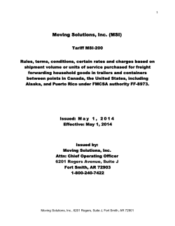 Moving Solutions, Inc
