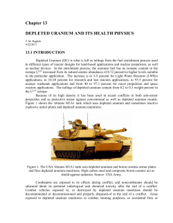 Depleted Uranium and its Health Physics