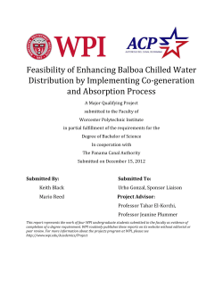 Feasibility of Enhancing Balboa Chilled Water Distribution by