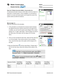 Summary of lesson - TI Education