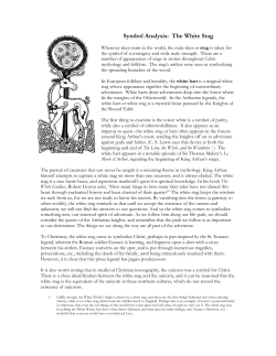 The White Stag - Mythology Teacher