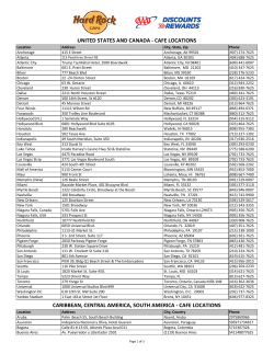 united states and canada cafe locations