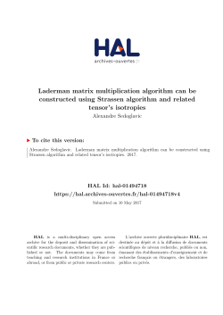 Laderman matrix multiplication algorithm can be constructed