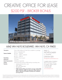 CReATIve oFFICe FoR LeASe