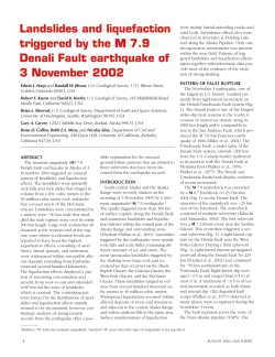abstract introduction pattern of fault rupture