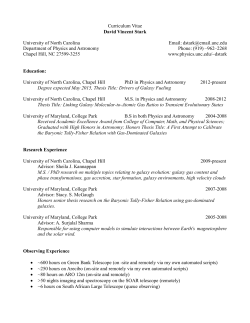 CV - David V. Stark`s Web Page