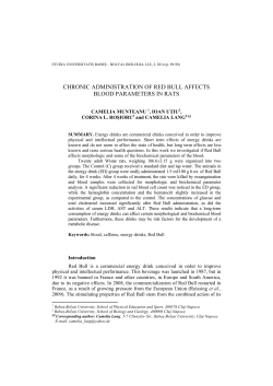 chronic administration of red bull affects blood parameters in rats