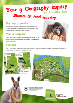 Biomes and food security