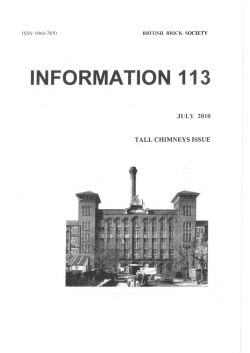 INFORMATION 113 - British Brick Society