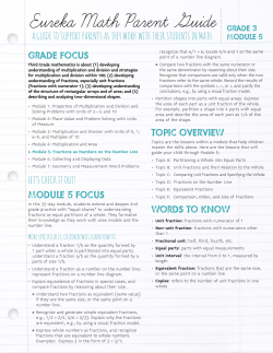 Eureka Math Parent Guide