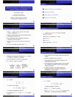 for printing - Prof. Michael T. Heath