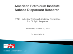 09 Broje, API Dispersant Research D3