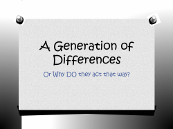 A Generation of Differences