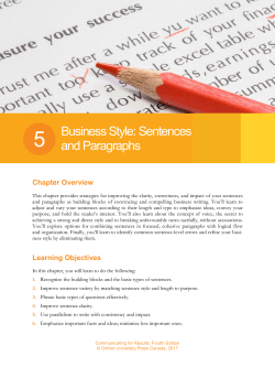 Chapter Overview