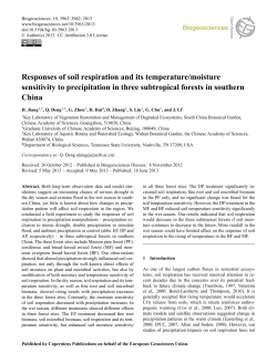 Responses of soil respiration and its temperature