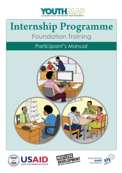 Internship Foundation Training Participant