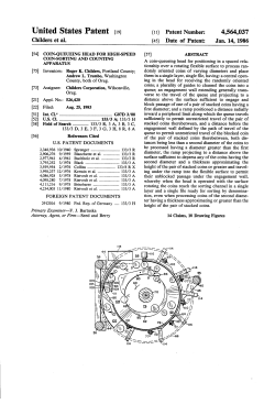 Coin-queueing head for high-speed coin