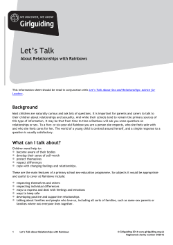 Let`s Talk - Girlguiding
