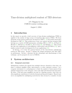 Time-division multiplexed readout of TES detectors - CMB-S4