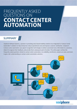 contact center automation