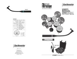 User Guide - Performance Audio
