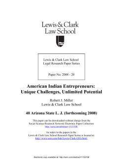 Miller 2008 - Lakota Funds