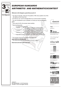 19 March - W4Kangoeroe